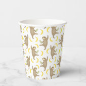 Sloten en Bananas Pattern Papieren Bekers (Voorkant)