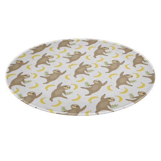 Sloten en Bananas Pattern Snijplank (Hoek)