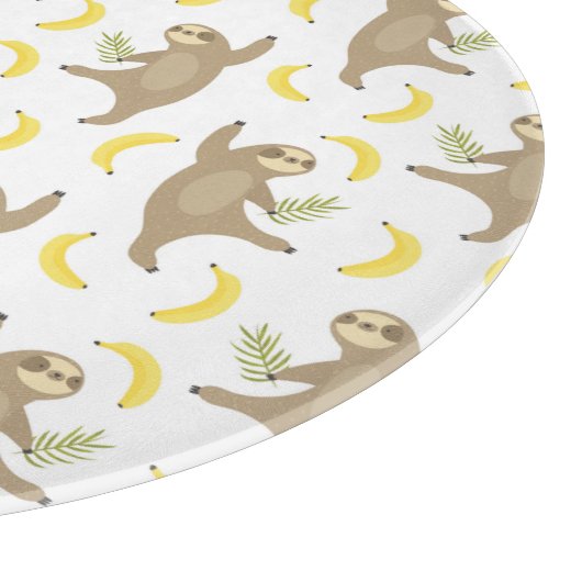 Sloten en Bananas Pattern Snijplank (Hoek)