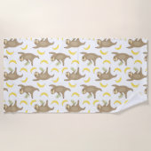 Sloten en Bananas Pattern Strandlaken (Voorkant)