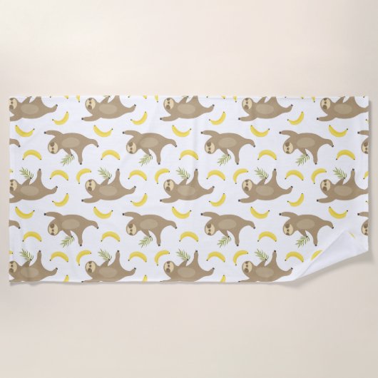 Sloten en Bananas Pattern Strandlaken (Voorkant)