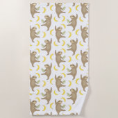 Sloten en Bananas Pattern Strandlaken (Voorkant)