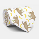 Sloten en Bananas Pattern Stropdas (Opgerold)