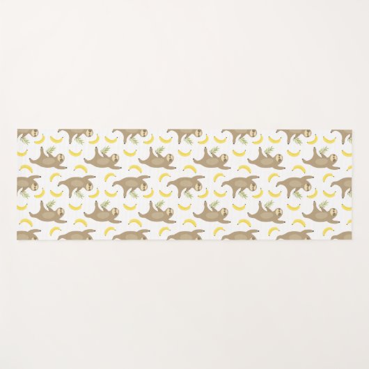 Sloten en Bananas Pattern Yogamat (Voorkant (horizontaal))