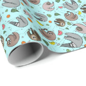 Sloten in blauw cadeaupapier (Rol Hoek)