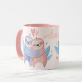 Sloten in liefde mok (Voorkant links)