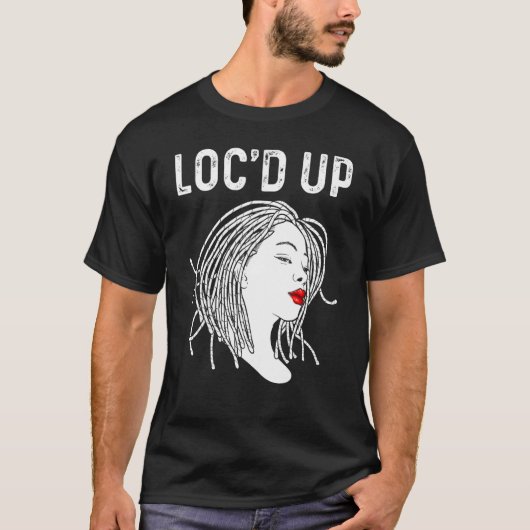 Sloten voor vrouwen liefde dreadlocks haar dreads  t-shirt (Voorkant)