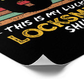Slotenmaker Grappig Quote, Lock Picker Graphic Poster (Hoek)