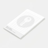 Slotenmaker & Maker Aanpasbare Gelinieerde Post-it® Notes (Schuin)