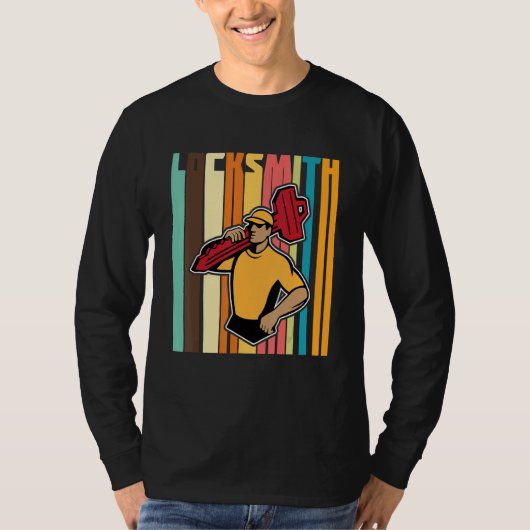 Slotenmaker professionele slotenmaker t-shirt (Voorkant)