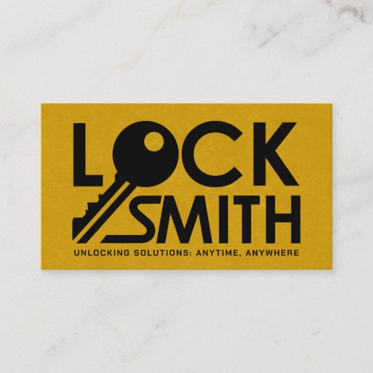 Slotenmaker Visitekaartje (Voorkant)