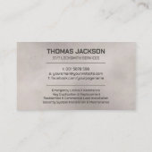 Slotenmaker Visitekaartje (Achterkant)