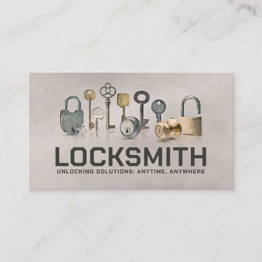 Slotenmaker Visitekaartje (Voorkant)