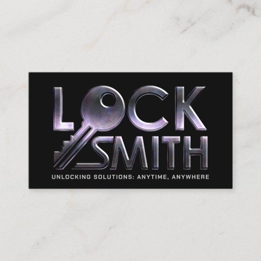 Slotenmaker Visitekaartje (Voorkant)