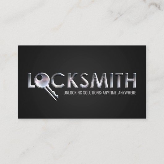 Slotenmaker Visitekaartje (Voorkant)