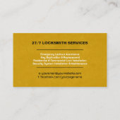 Slotenmaker Visitekaartje (Achterkant)