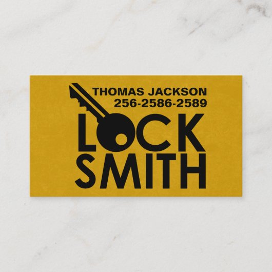 Slotenmaker Visitekaartje (Voorkant)