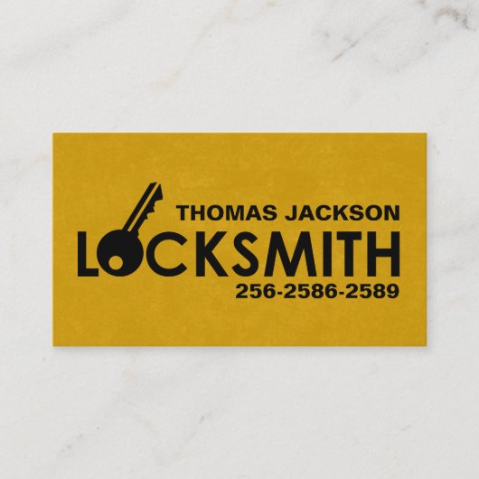 Slotenmaker Visitekaartje (Voorkant)