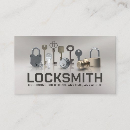 Slotenmaker Visitekaartje (Voorkant)