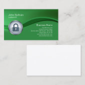 Slotenmaker Visitekaartje hangslot icoon (Voorkant / Achterkant)