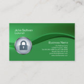 Slotenmaker Visitekaartje hangslot icoon (Voorkant)