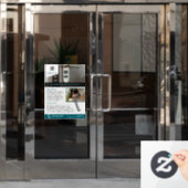 Slotenmakersdiensten Bewerkbare Ramenstickers Raamsticker (Kantoordeur)