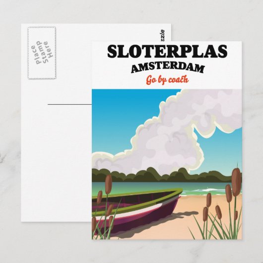 Sloterplas Amsterdam Briefkaart (Voorkant / Achterkant)