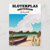 Sloterplas Amsterdam Briefkaart (Voorkant)