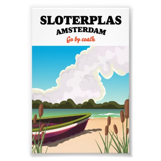 Sloterplas Amsterdam Canvasprint Foto Afdruk (Voorkant)