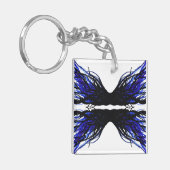 Sloth Abstract 7 Deadly Sins Alcohol Ink Art Sleutelhanger (Voorkant Links)