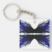 Sloth Abstract 7 Deadly Sins Alcohol Ink Art Sleutelhanger (Voorkant)