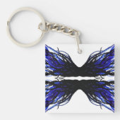 Sloth Abstract 7 Deadly Sins Alcohol Ink Art Sleutelhanger (Voorkant)