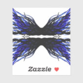 Sloth Abstract 7 Deadly Sins Alcohol Ink Art Sticker (Vel)