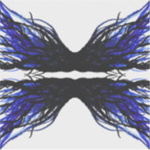 Sloth Abstract 7 Deadly Sins Alcohol Ink Art Sticker (Voorkant)