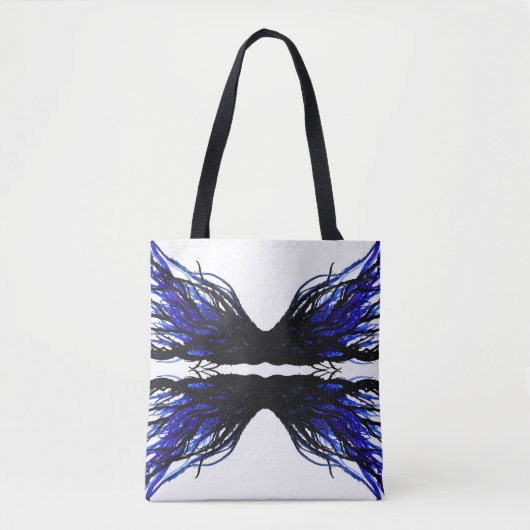 Sloth Abstract 7 Deadly Sins Alcohol Ink Art Tote Bag (Voorkant)