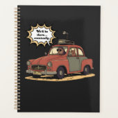 Sloth and Bunny Cartoon Road Trip Adventure Planner (Voorkant)