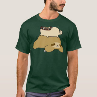 Sloth and Little Pug T-shirt