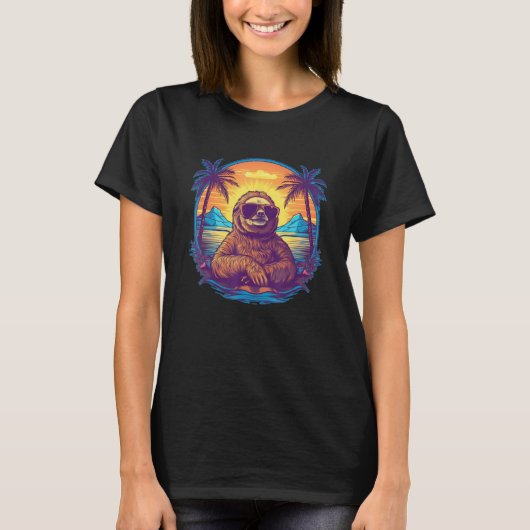 Sloth   Animal Men Women Kids 4 T-shirt (Voorkant)