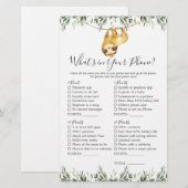 Sloth Animals Baby shower Wat zit er in je telefoo (Voorkant / Achterkant)