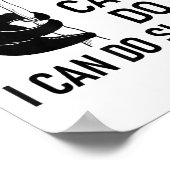 Sloth Anything You Can Do I Can Do Slower, Funny,  Poster (Hoek)