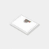 Sloth Apple Tree Chevron Teacher Post-it® notes (Schuin)