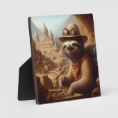 Sloth Archeologist Fotoplaat (Voorkant)