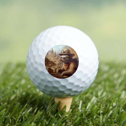 Sloth Archeologist Golfballen (Insitu Shirt)