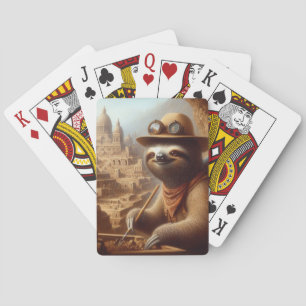 Sloth Archeologist Pokerkaarten