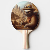 Sloth Archeologist Tafeltennisbatje (Achterkant)