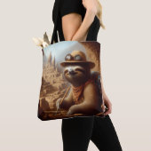 Sloth Archeologist Tote Bag (Dichtbij)