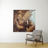 Sloth Archeologist Wandkleed (In Situ (horizontaal))