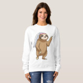 Sloth as Bride with Veil Trui (Voorkant volledig)