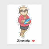 Sloth as Secretary with Notepad Sticker (Vel)
