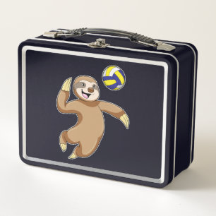 Sloth as Volleyball player with Volleyball